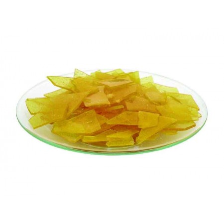 gomme laque lemon blonde paillettes