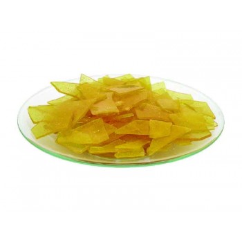 gomme laque lemon blonde paillettes