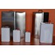 bidon métal 500ml blanc a/bouchon plast.