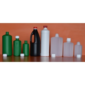 bouteille toxique vert plast