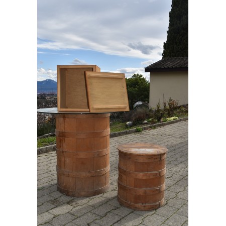 liquidation vintage fut et boite en bois