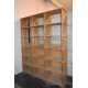 étagères bois 230cm haut largeur 185 cm profondeur 40 cm 2 pces disponible